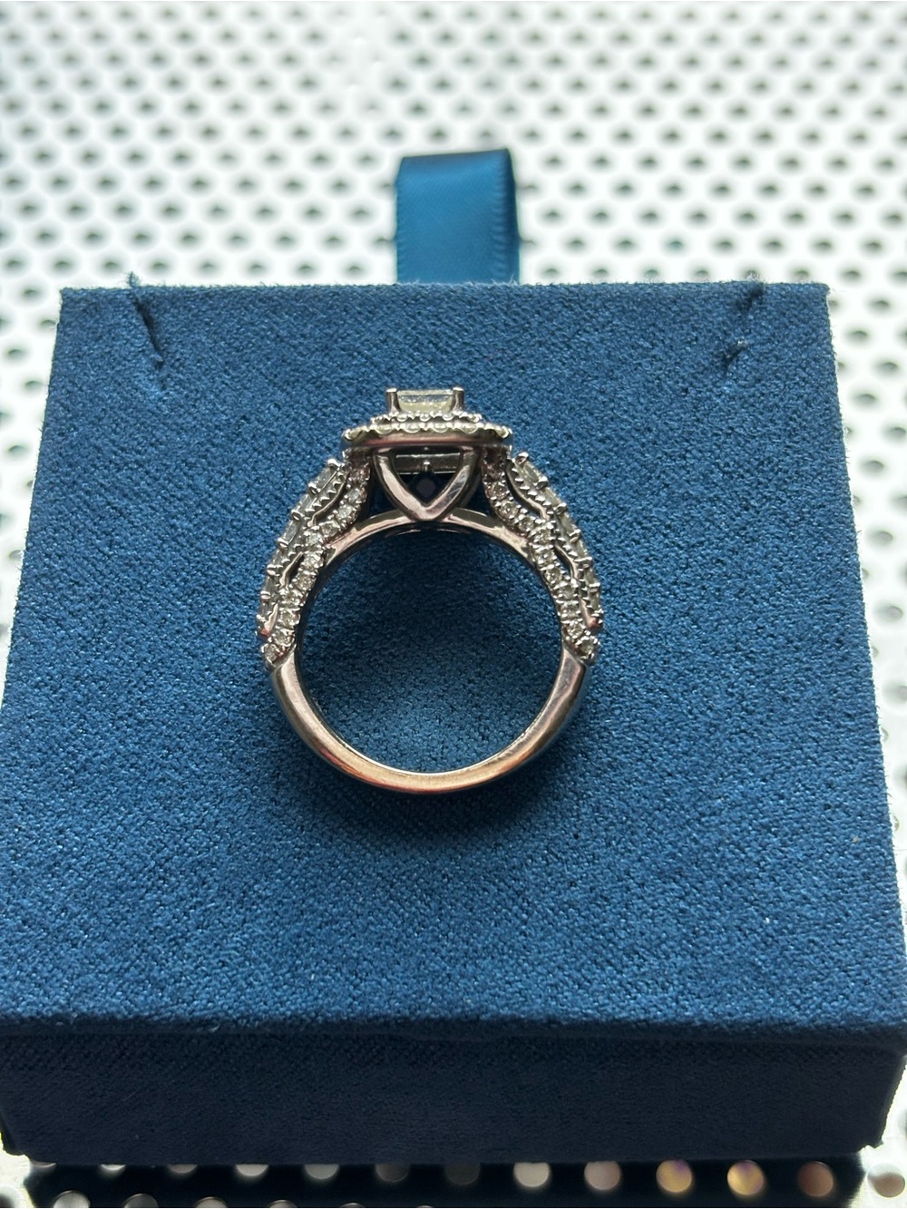 Vera Wang White Gold Diamond Engagement Ring - 14k White Gold